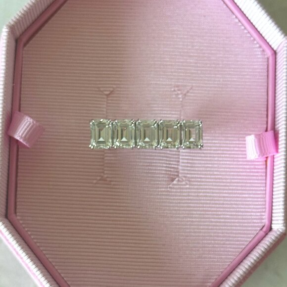 Swarovski Matrix Ring Baguette Cut - Picture 1 of 6